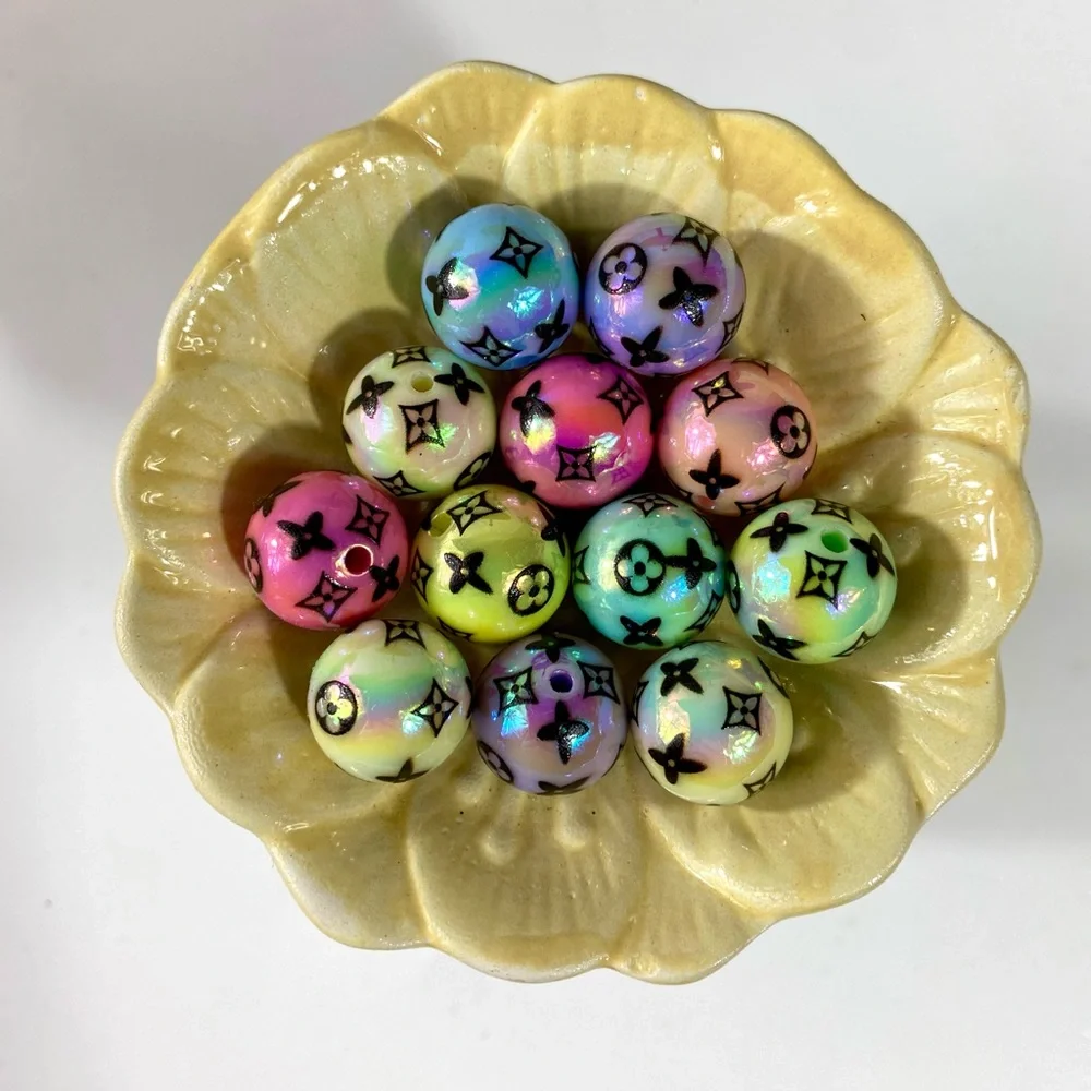 Set of 12 Colorful Beads - Picture 1 of 1